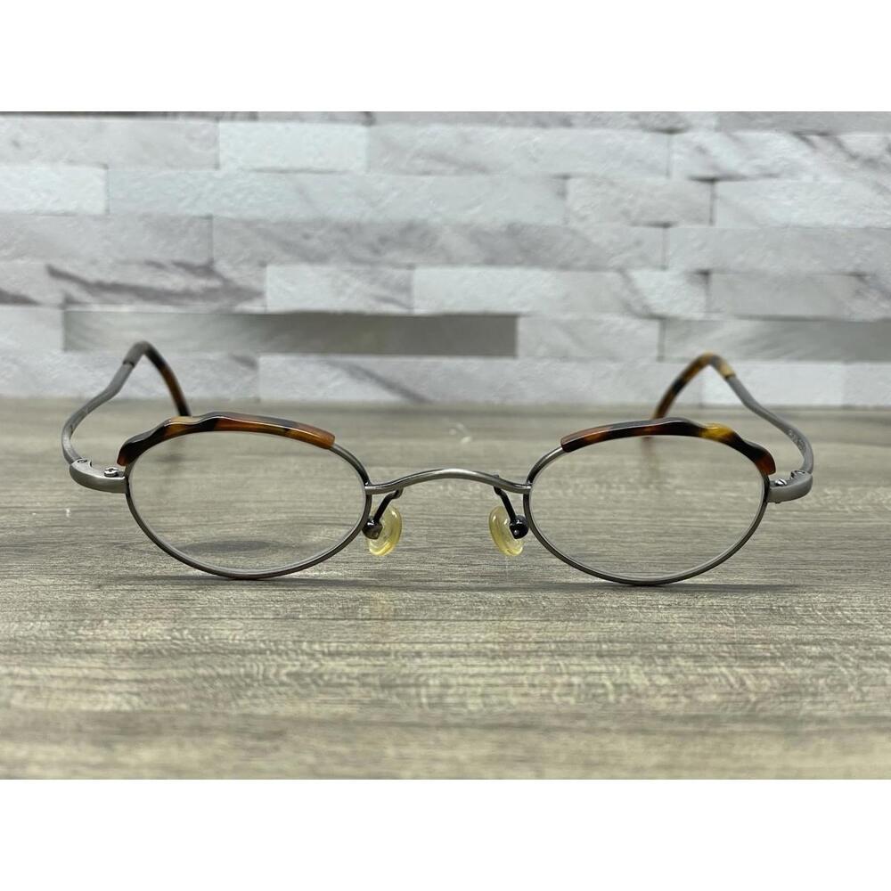 Vtg Imago Iruka 6 Tortoise Silver Eyeglasses Unique Frames Only 41-25 Germany